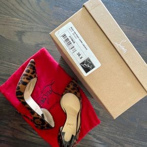 Christian Louboutin - Iriza 100 Leopard-print (pony hair) pumps